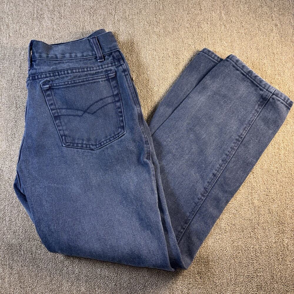 Vintage 90s Bugle Boy Jeans 32x30 Made In Hong Kong Tapered Blue Denim